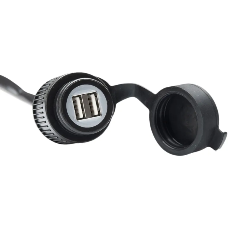 Nejlepší Volba Dvojitá USB zásuvka na řidítka motocyklu SW-MOTECH DOUBLE USB POWER PORT WIT