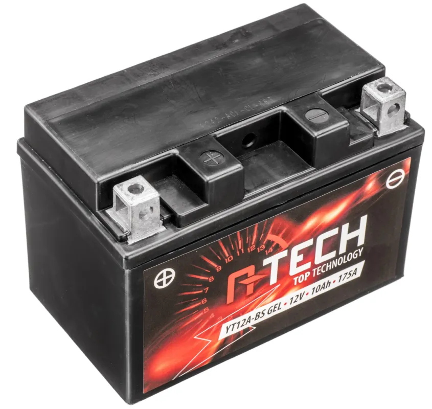 Gelová baterie A-TECH 12V, YT12A-BS GEL, 12V, 10Ah, 175A, rozměr 150x88x105 Poslední Šance