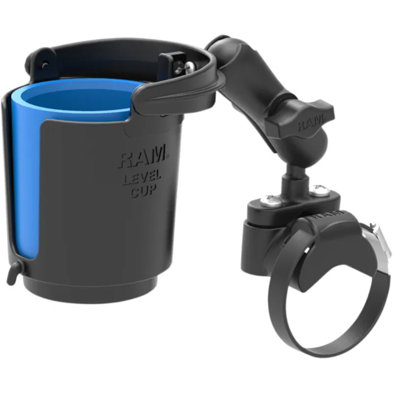 Držák na pití RAM MOUNTS RAM-B-132RU KIT LEVEL CUP RAIL MOUNT Nejlepší Volba