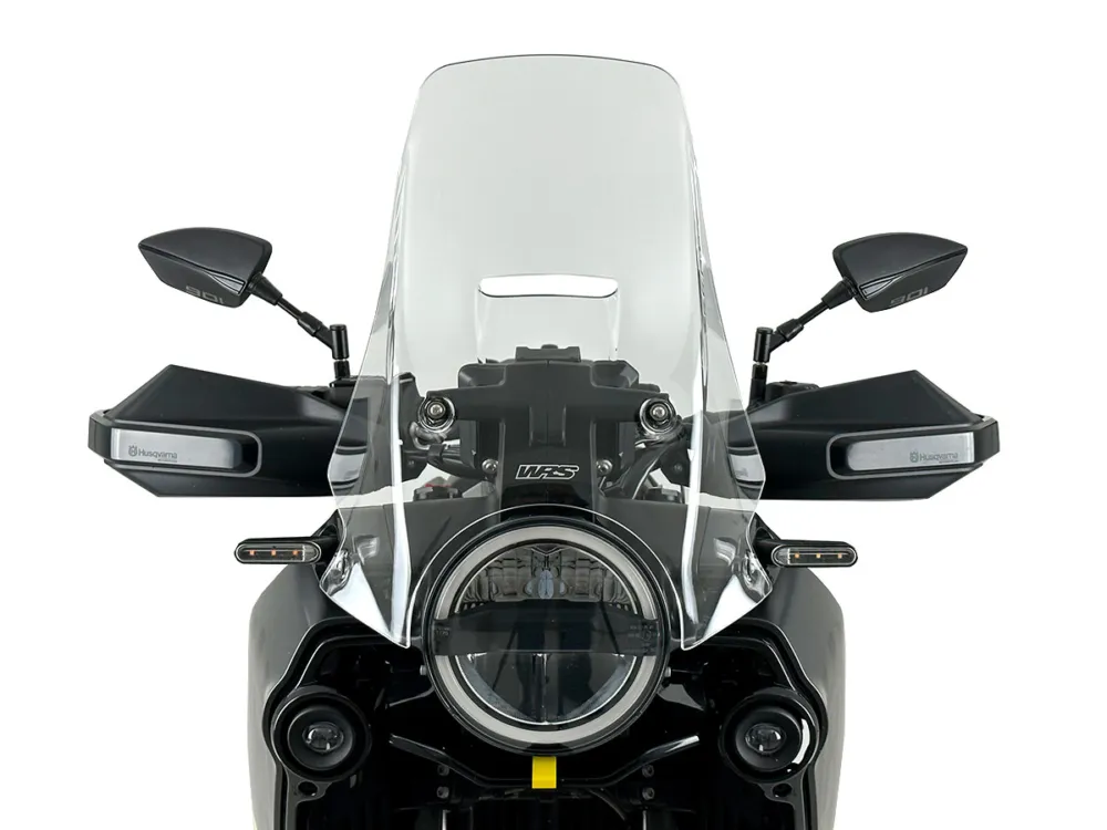 Vysoce Kvalitní Plexi motocyklu WRS verze CAPONORD pro HUSQVARNA NORDEN 901 ABS rok 2022-2024 barva čirá, výška plexi 40 cm