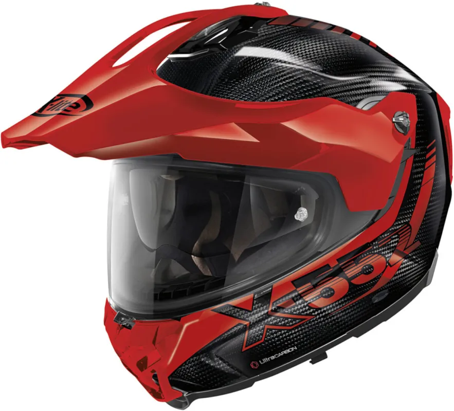 Kup Teď X-Lite X-552 Ultra Carbon Hillside N-Com Přilba Černá/červená - XXXL (65)