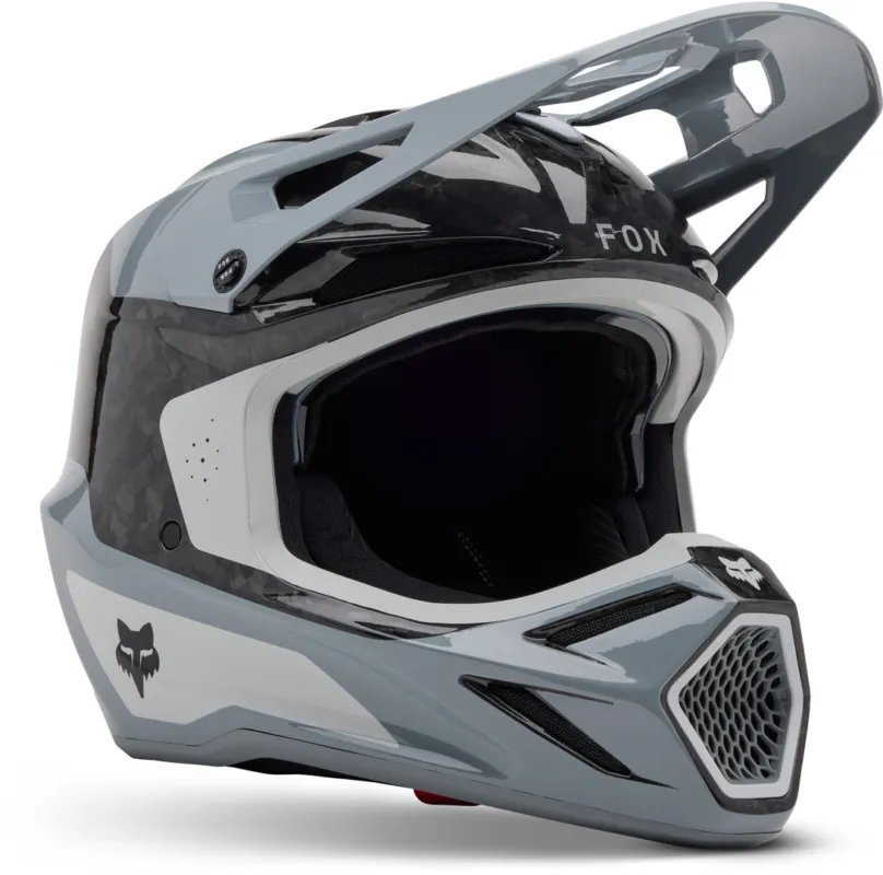 FOX V3 RS Infinite MIPS Motokrosová přilba šedá - XL (61/62) Cenová Bomba