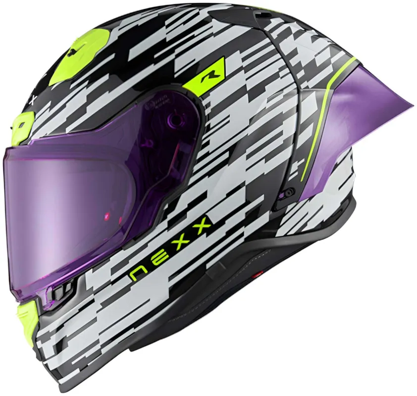 Objednat Nyní Nexx X.R3R Glitch Racer Přilba bílá/žlutá - L (59/60)