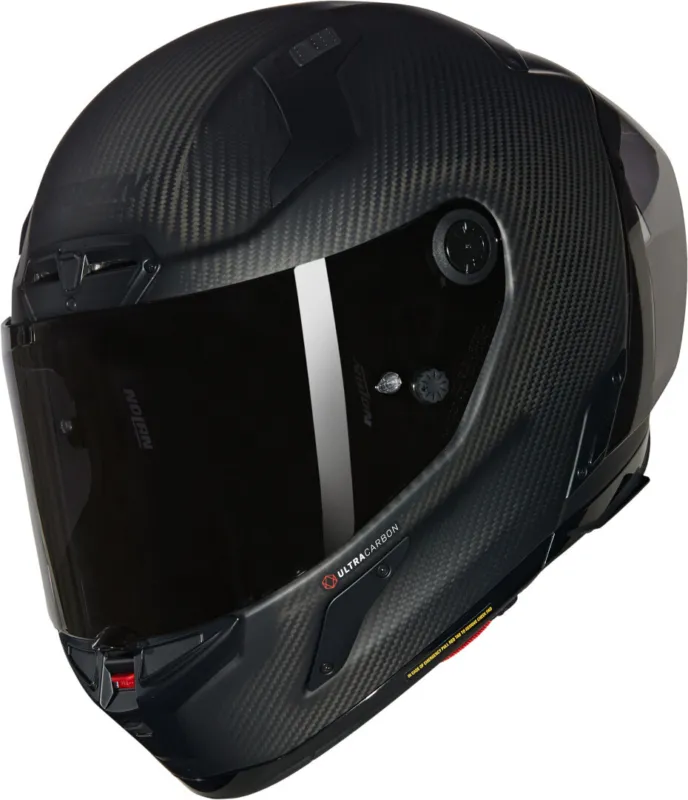 Nakupujte Hned Nolan X-804 RS Ultra Carbon Puro 2025 Helma černá mat/karbon - L (60)