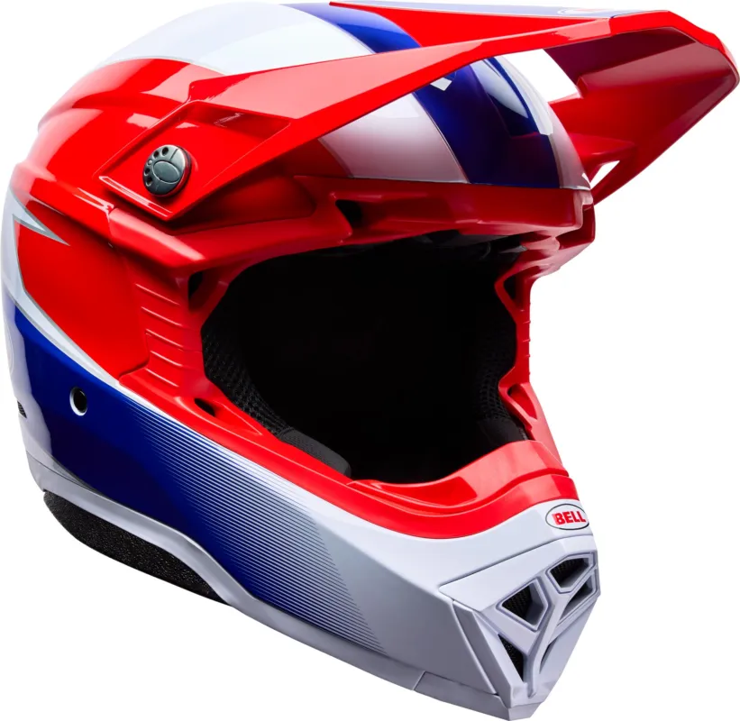 Bell Moto-10 MIPS Falcon Motokrosová helma červená/bílá - XL (60/61) Hit Sezóny