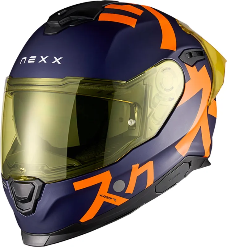 Nexx Y.100R Nippon Přilba modrá/oranžová - L (59/60) Poslední Šance