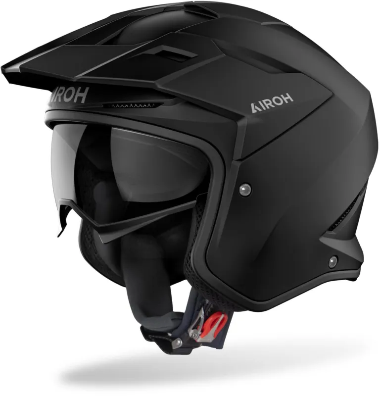 Sezónní Sleva Airoh Kombakt Jet Helmet Black Matt - S (55/56)
