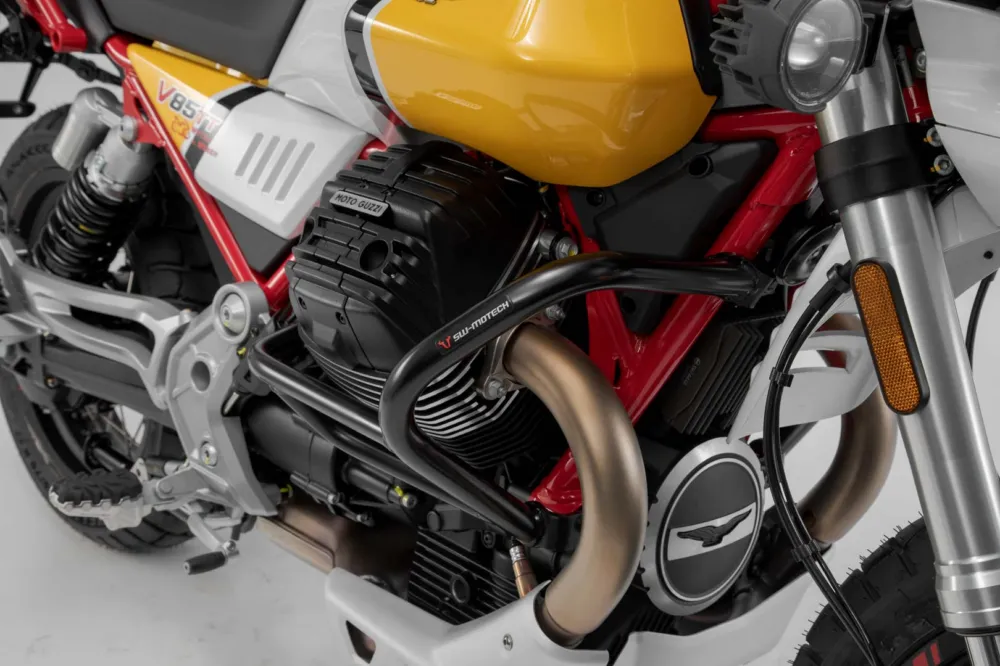 Přímo Od Výrobce SW-Motech Crash bar - černý. Moto Guzzi V85 TT/Travel/Strada (19-). - SW-Motech