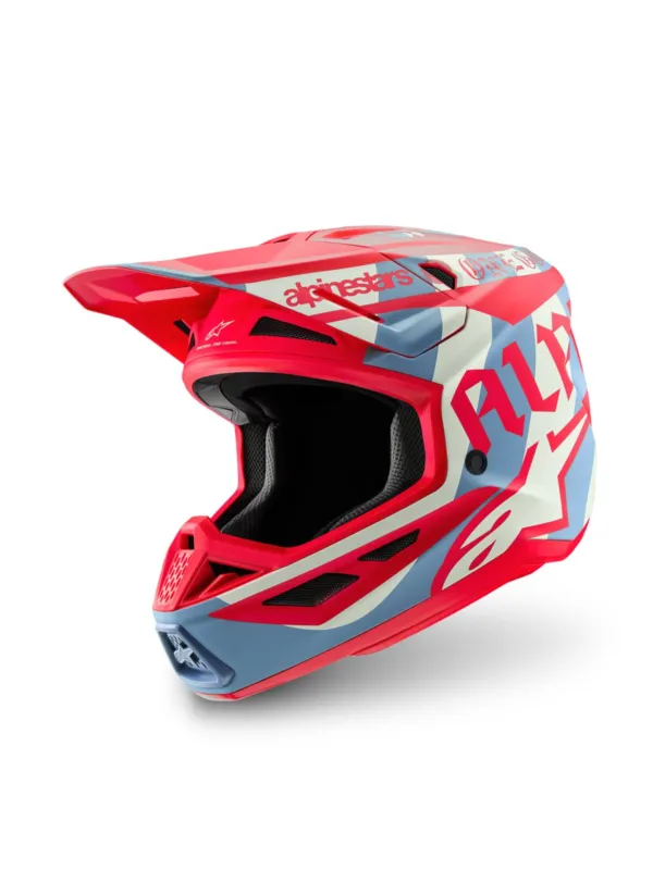 přilba SUPERTECH S-M7 limitovaná edice BEAST COAST, ALPINESTARS (šedá/černá/oranžová) 2026 - XL Cenově Výhodný