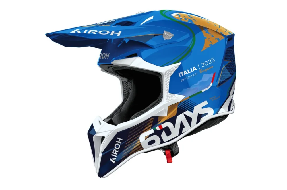 přilba WRAAAP 6DAYS ® ITALY 2026, AIROH (lesklá) 2026 - L Zlevněný