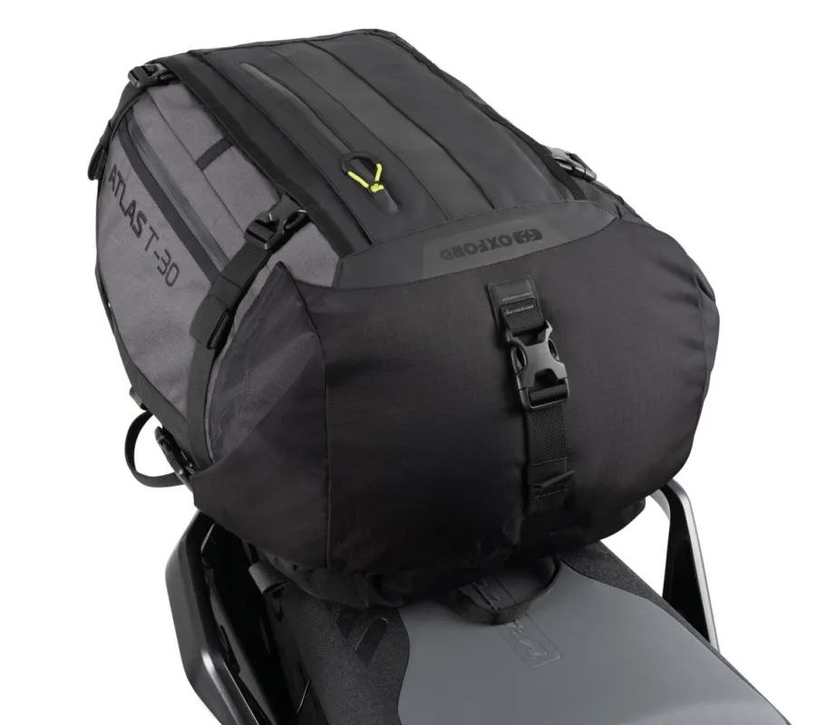 brašna na sedadlo spolujezdce Atlas T-30 Advanced Tourpack, OXFORD (šedá, objem 30 l) Značkový