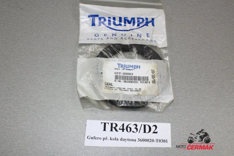 Dokud Zásoby Vydrží Gufero předního kola 3600020-T0301 Triumph