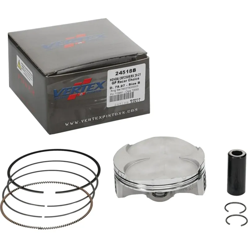 Kompletní píst 78,97 mm, kovaný, vysoká komprese 14,1 1, Vertex GP RACER 24518B Koupit Online