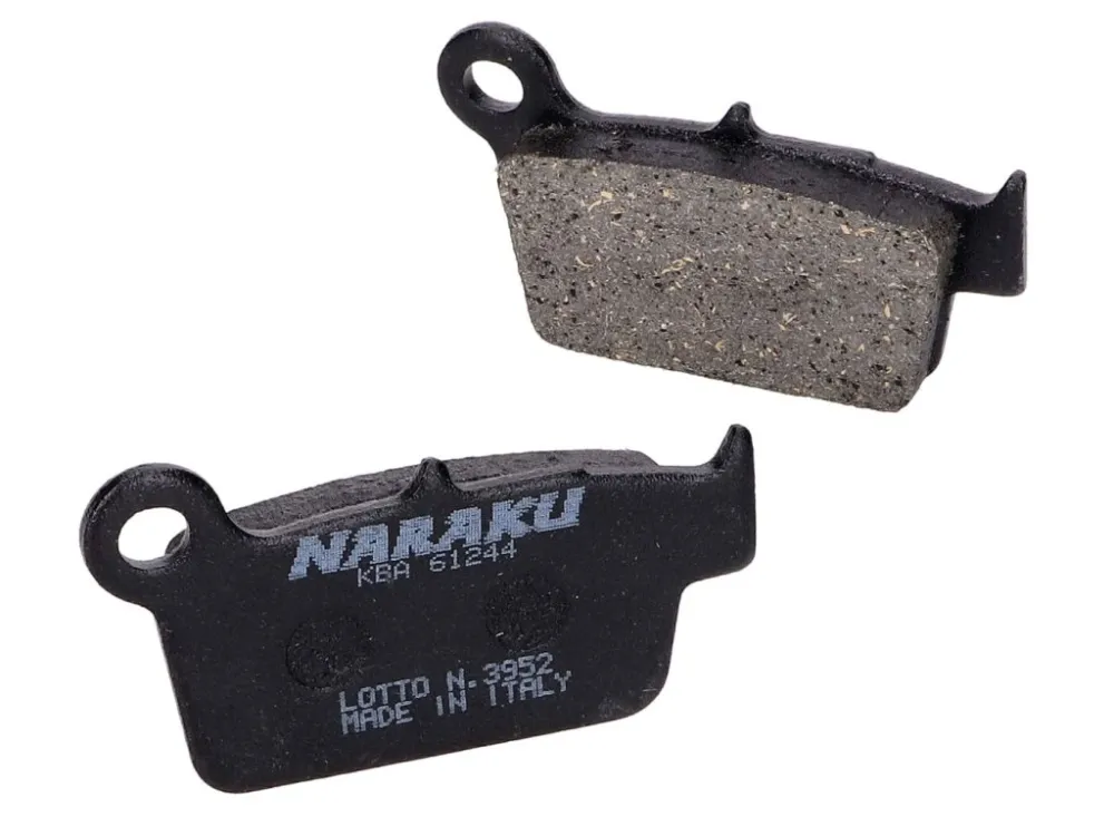 Nová Kolekce Brzdové destičky Naraku organic, Aprilia MXV, SXV, Fantic, GasGas, Kawasaki KX, Sherco, Suzuki RM-Z, TM, Yamaha YZ, WR