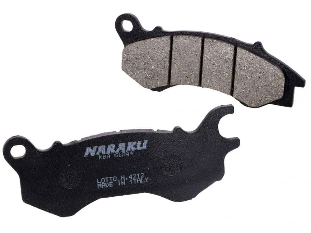 Brzdové destičky Naraku organic, Honda PCX 125 (10-17), NSC, Vision, Peugeot, Torrot Ihned K Objednání