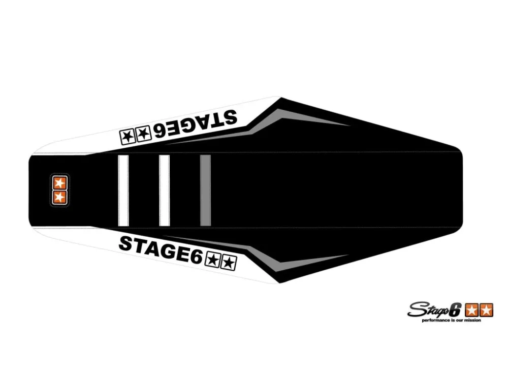 Přímo Od Výrobce Potah sedla Sherco SM-R 50 od 2013 Stage6 Full Covering, bílá