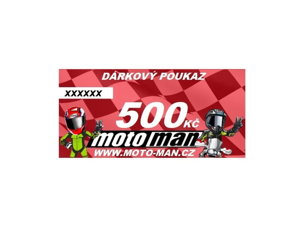 Elektronický dárkový poukaz v hodnotě 500 Kč Kód 948287 Cenově Výhodný